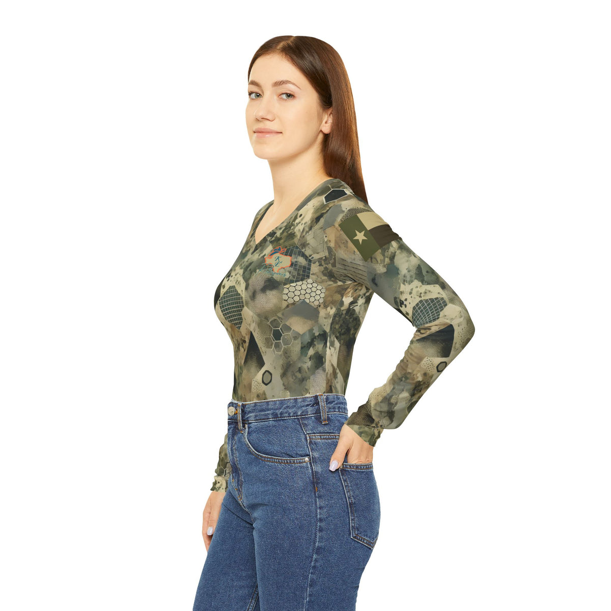 KE Retrievers Women's Chameleonic Cam Sun Shirt