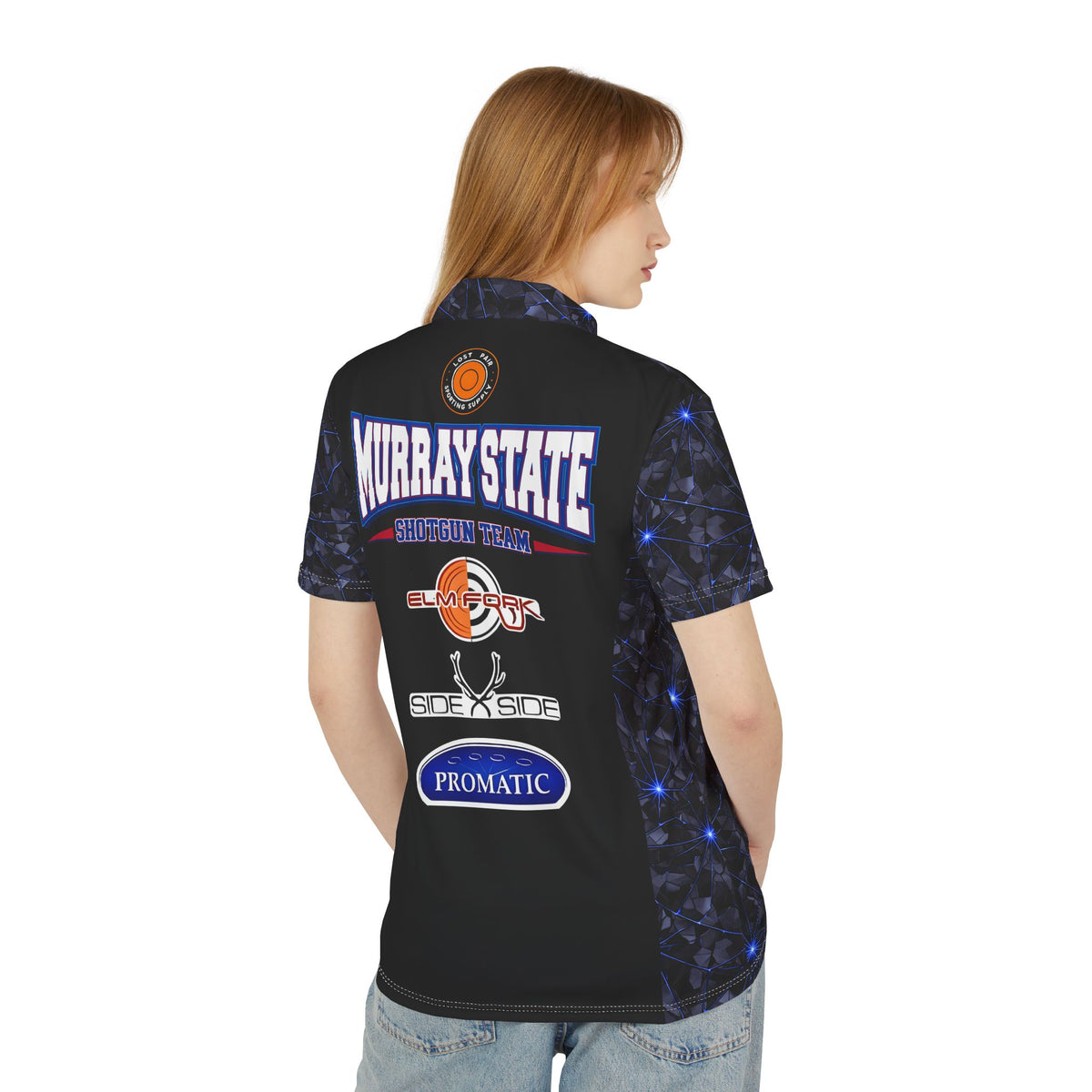 Murray State ShatterPoint on Black Polo