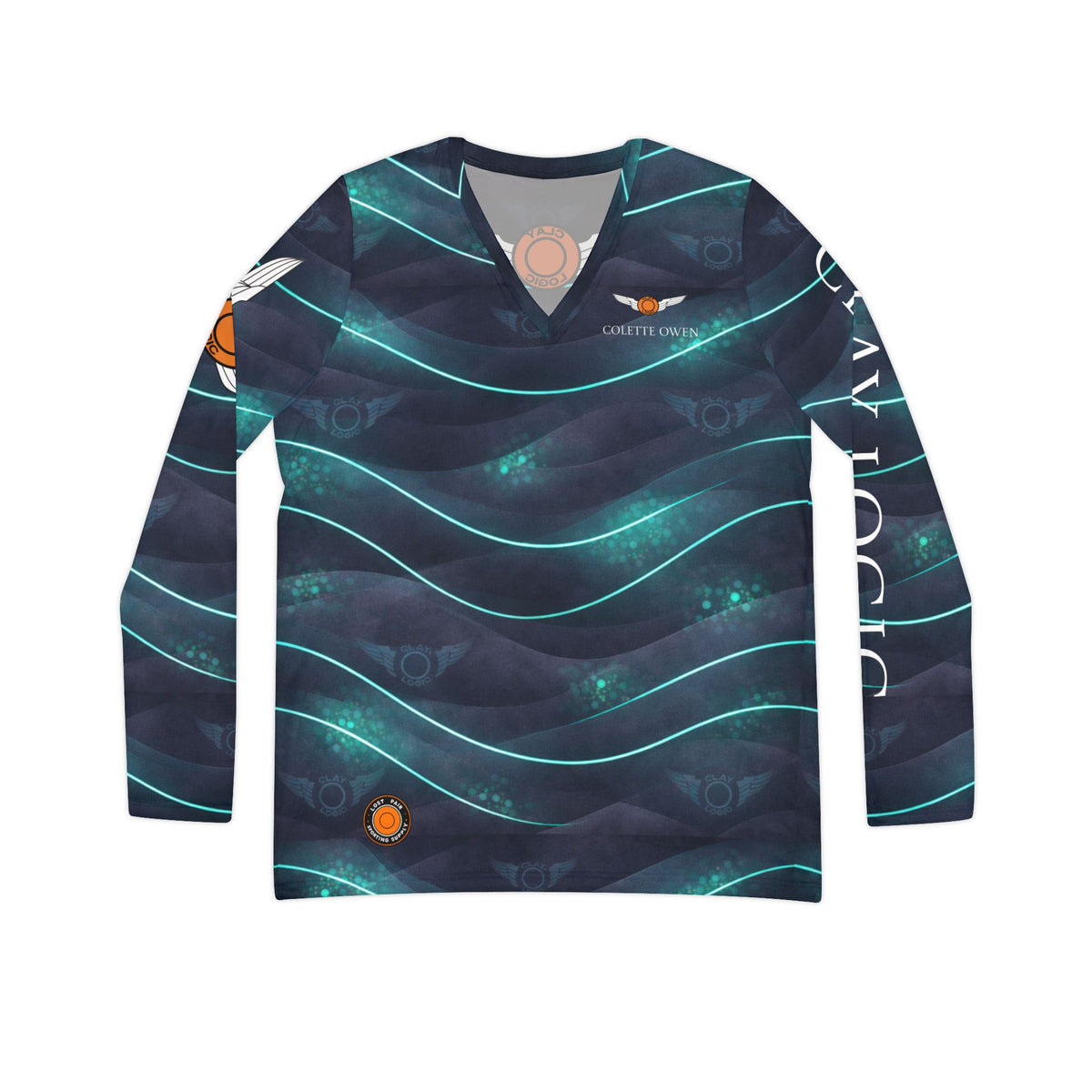 Clay Logic FlowState V Neck Tee