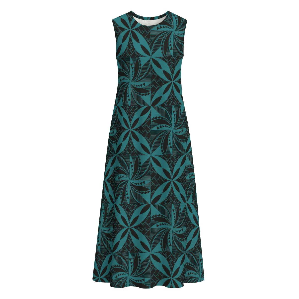 Tapa Dress Sleeveless with Pocket Blue