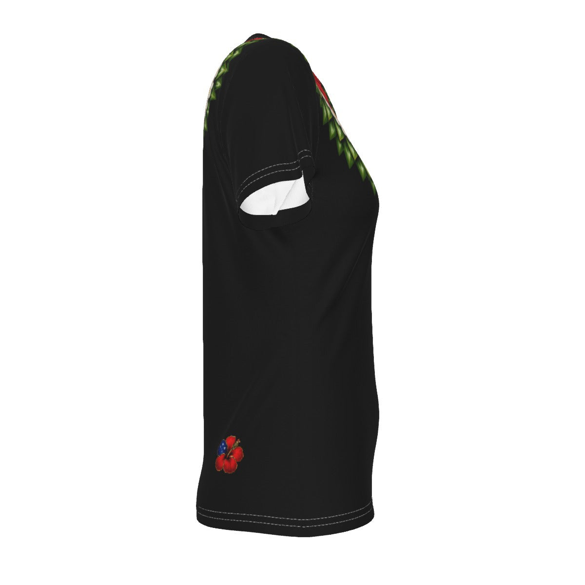 Royal Double Lei Tee Black