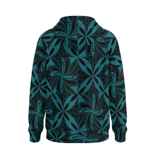 Tapa Half-Zip Tech Hoodie Blue