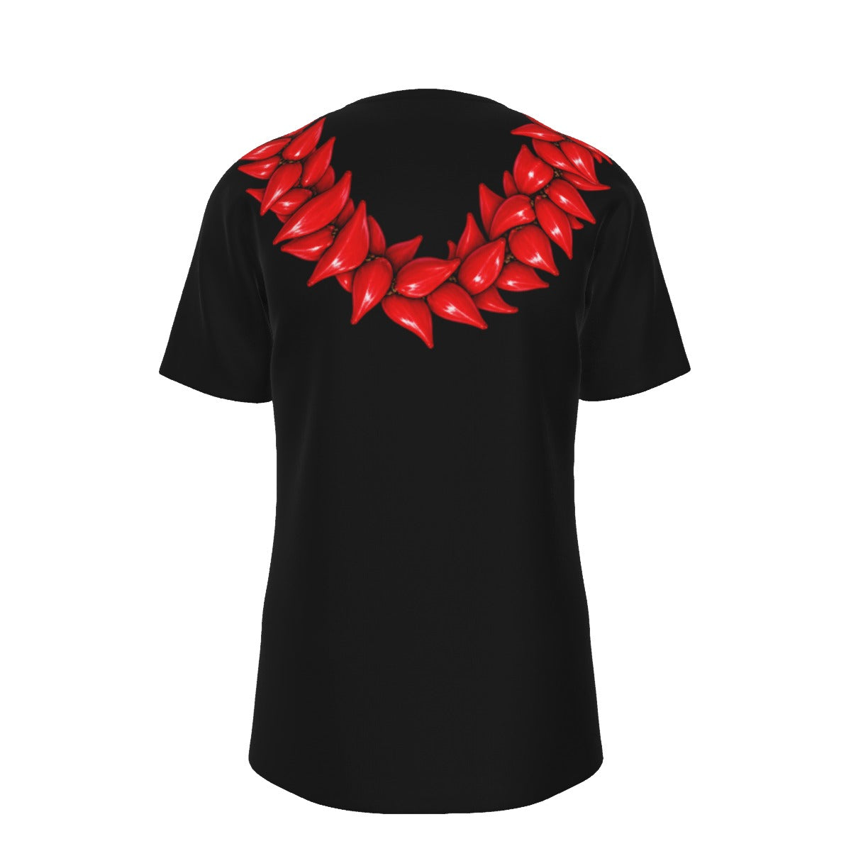 Ula Fala (Red) Lei Tee Men's Black